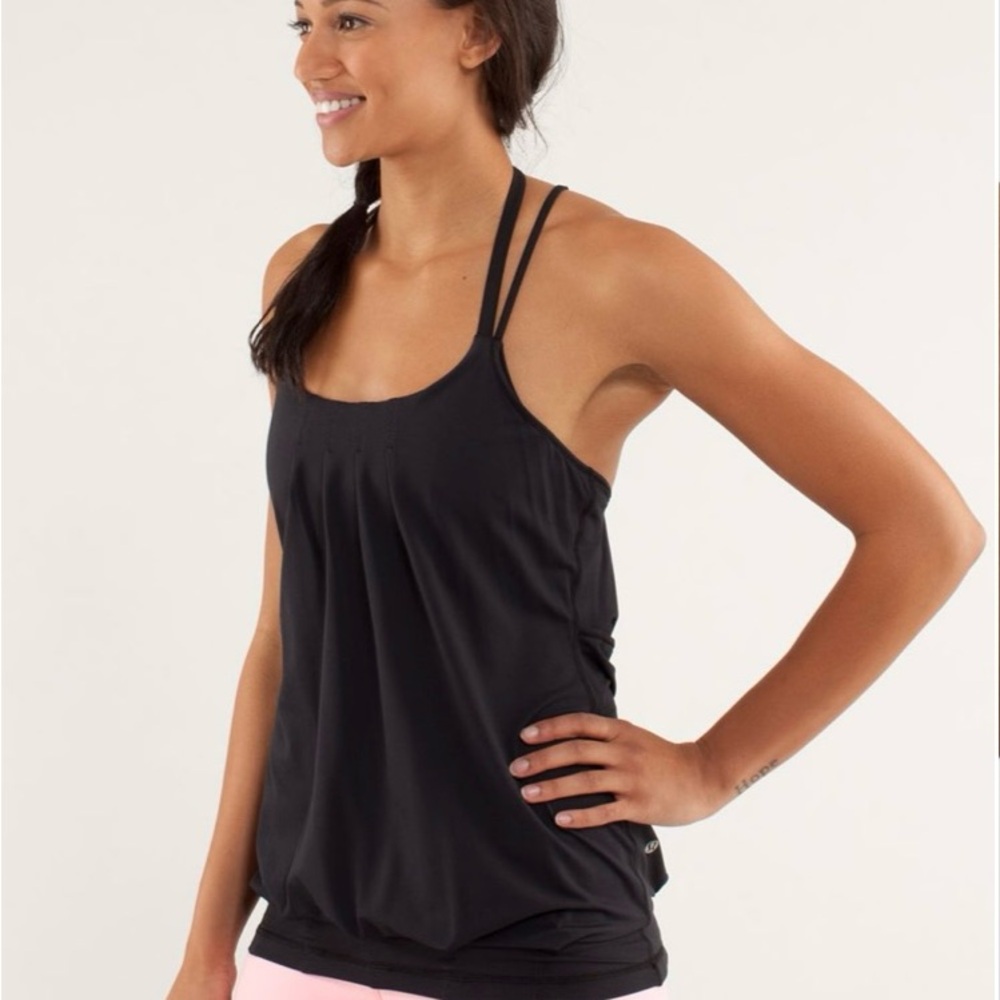 Lululemon Women's Flow And Go Tank II Black Size 4 Retail $64 - Picture 8 of 9